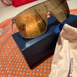 Louis Vuitton Gold and Silver Sunglasses